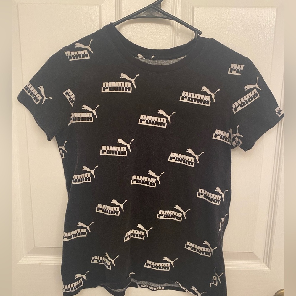 Black tee shirt by Puma